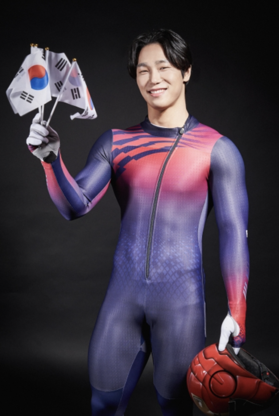 윤성빈 태극기