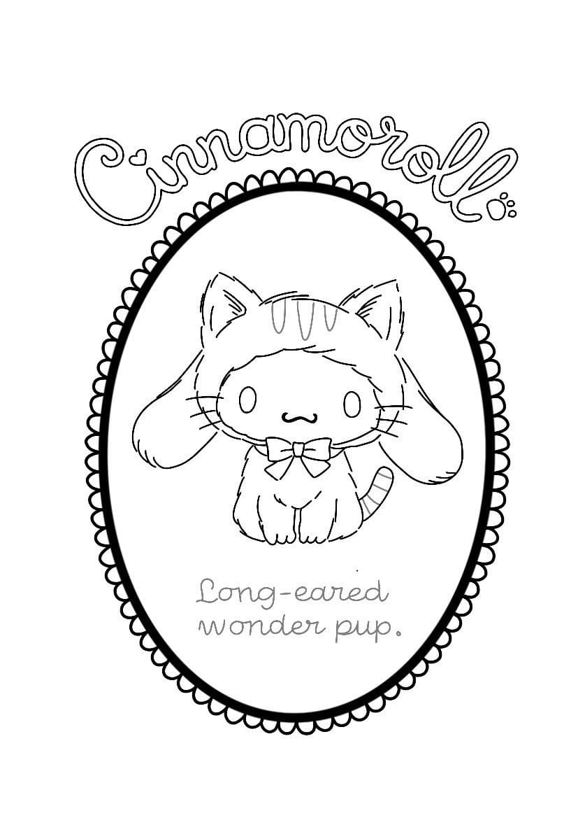 시나모롤 색칠공부 도안