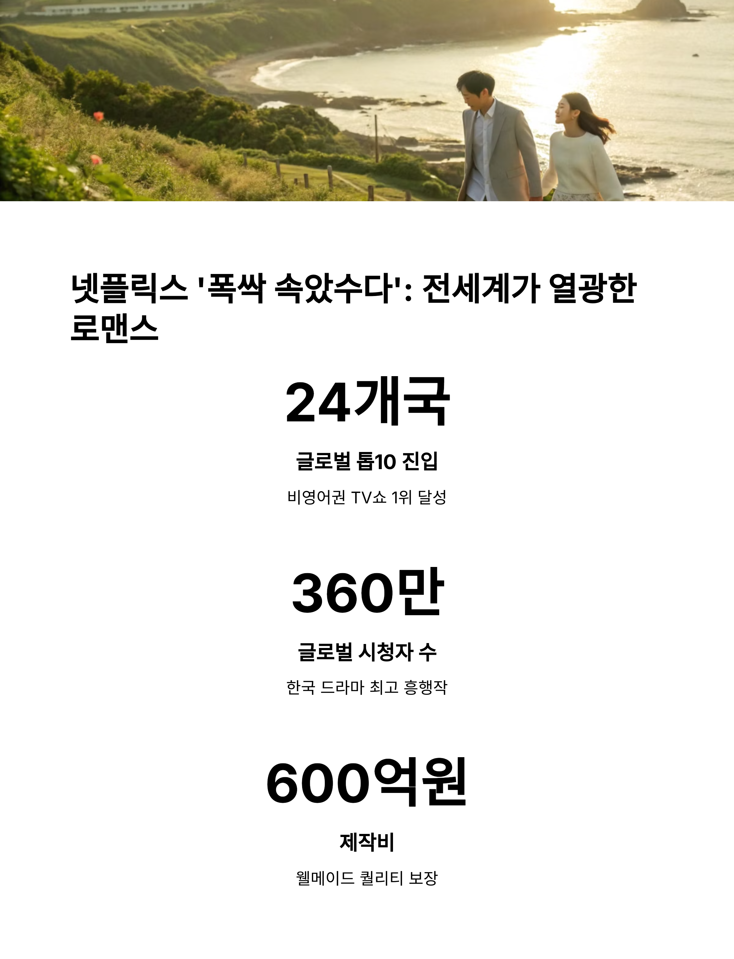 넷플릭스 '폭싹 속았수다'