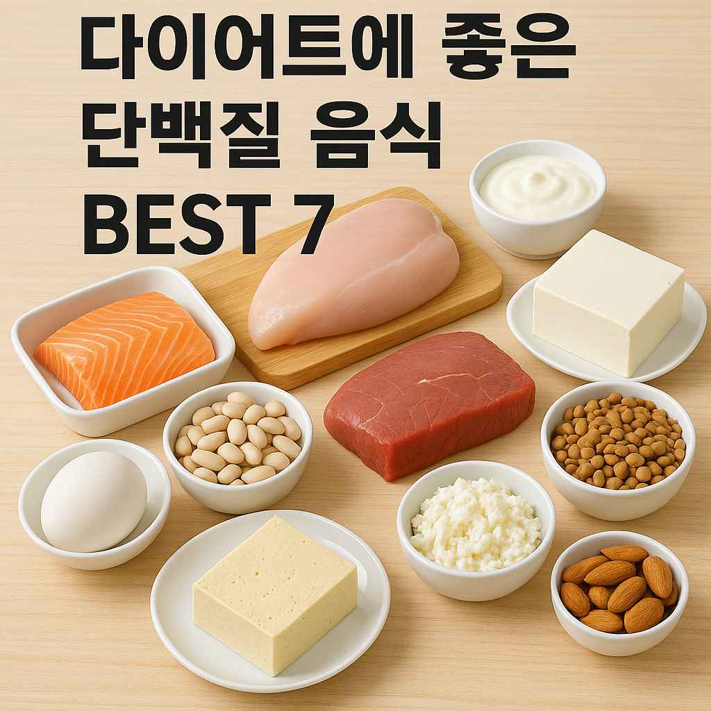 다이어트에 좋은 단백질 음식 BEST 7