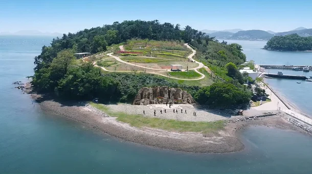 여수 장도섬 그림