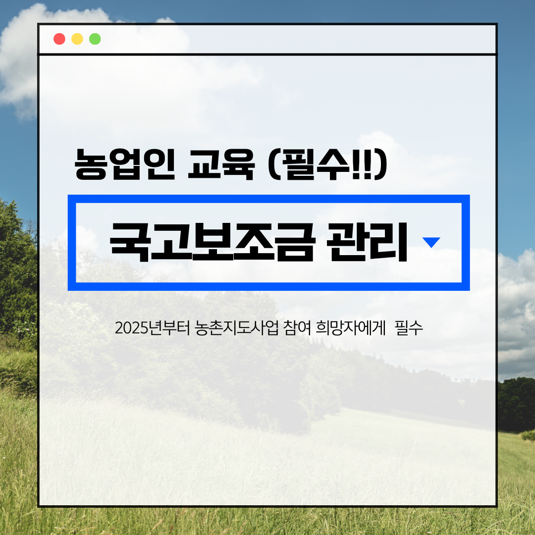 블로그 썸네일 국고보조금 관리 교육