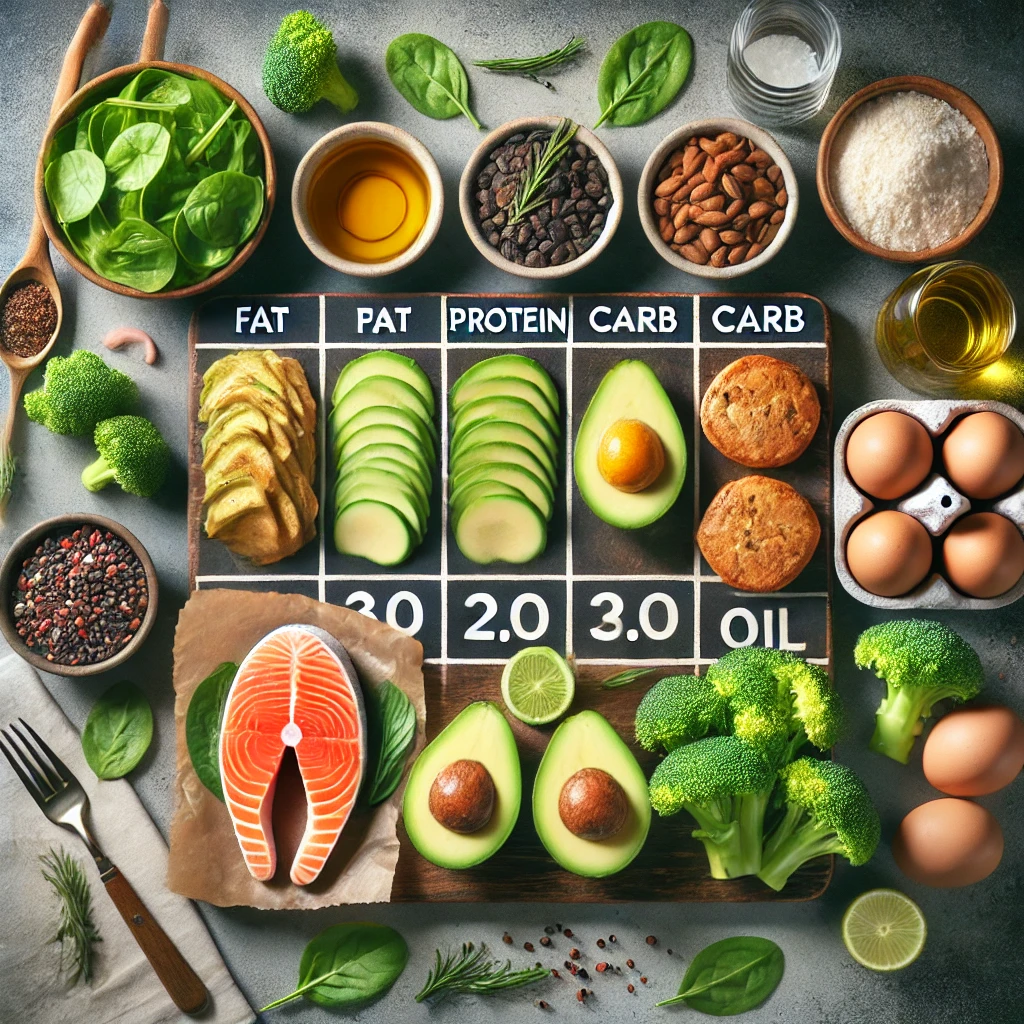 저탄고지 식단표 만들기, 탄단지 비율은 이렇게 를 표현한 이미지
