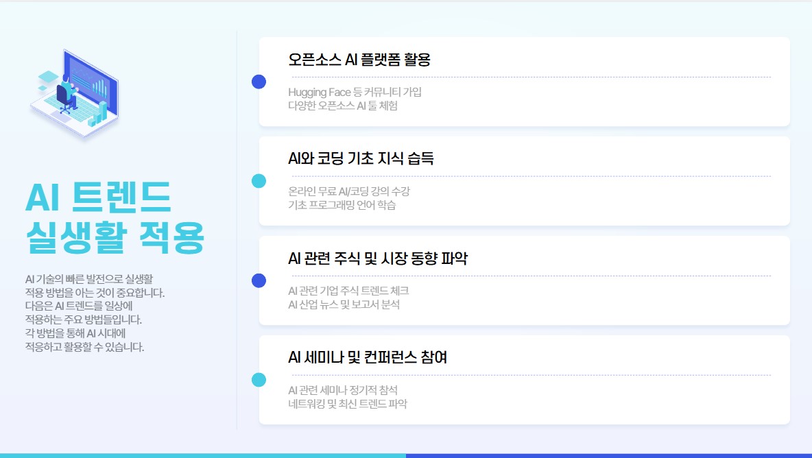 AI 트랜드 실생활 적용