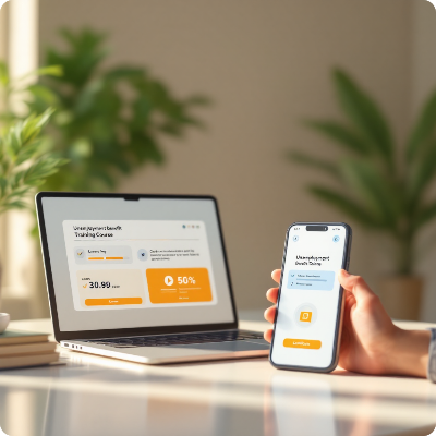 2026 실업급여 수급자격 신청자 온라인 교육 이미지