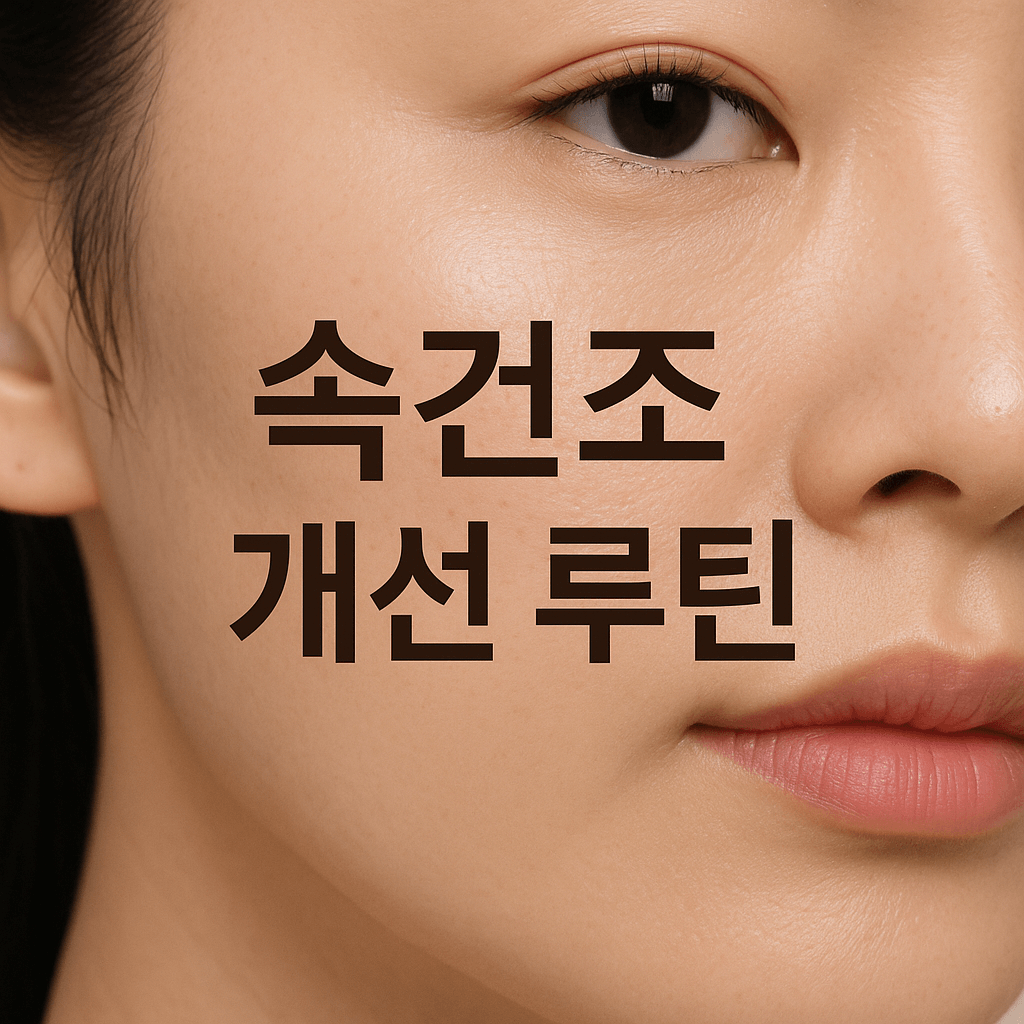 속건조 피부 개선법 완벽 정리 ❘ 피부과 전문의가 추천하는 속보습 루틴