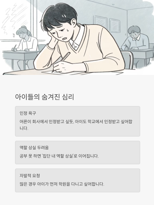 아이들의 숨겨진 심리