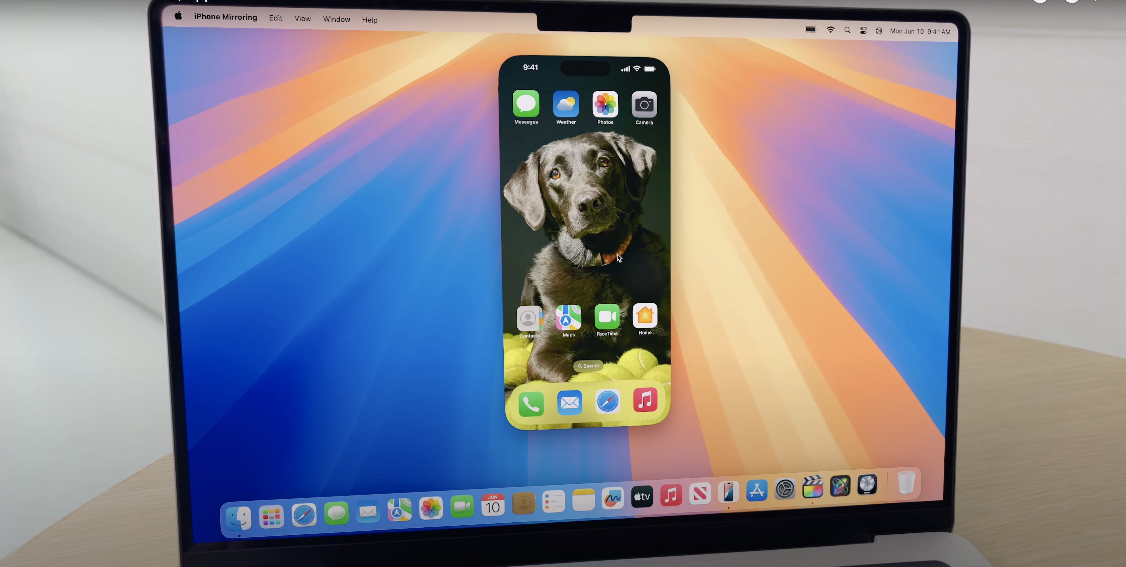 MacOS Sequoia 아이폰 미러링