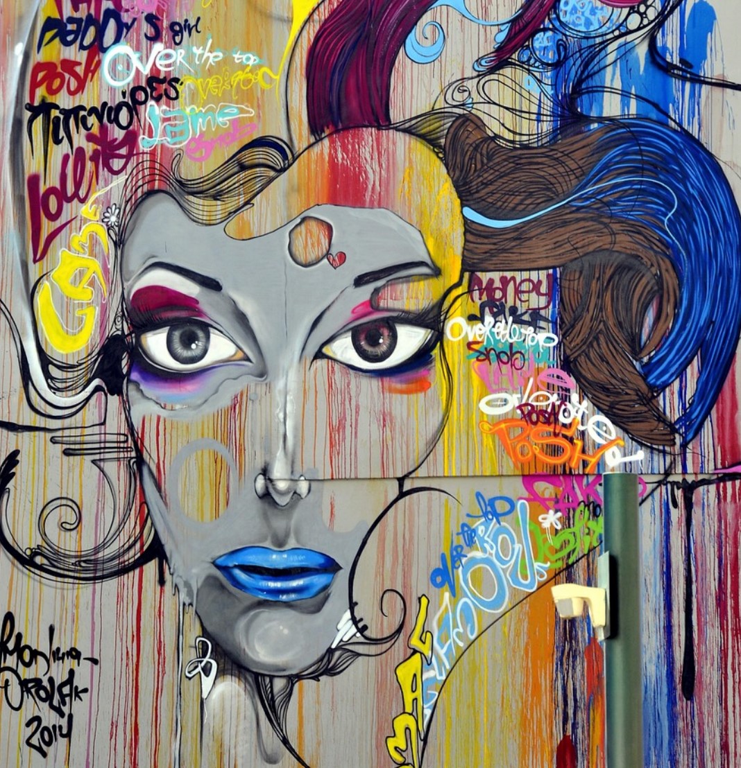 학교 교육 vs 지역예술교육 예시 사진_팝아트 벽화