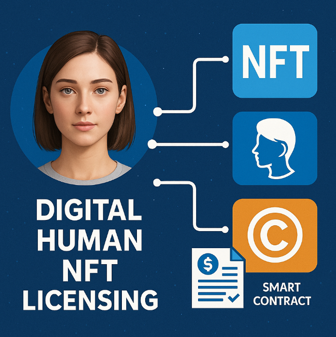 digital human NFT licensing
