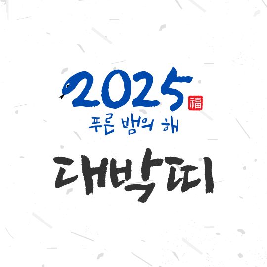 2025년 대박띠 을사년(乙巳年) 뱀띠해 뱀띠 소띠 원숭이띠