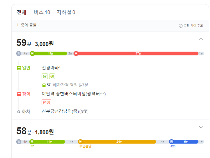 금호어울림 교통