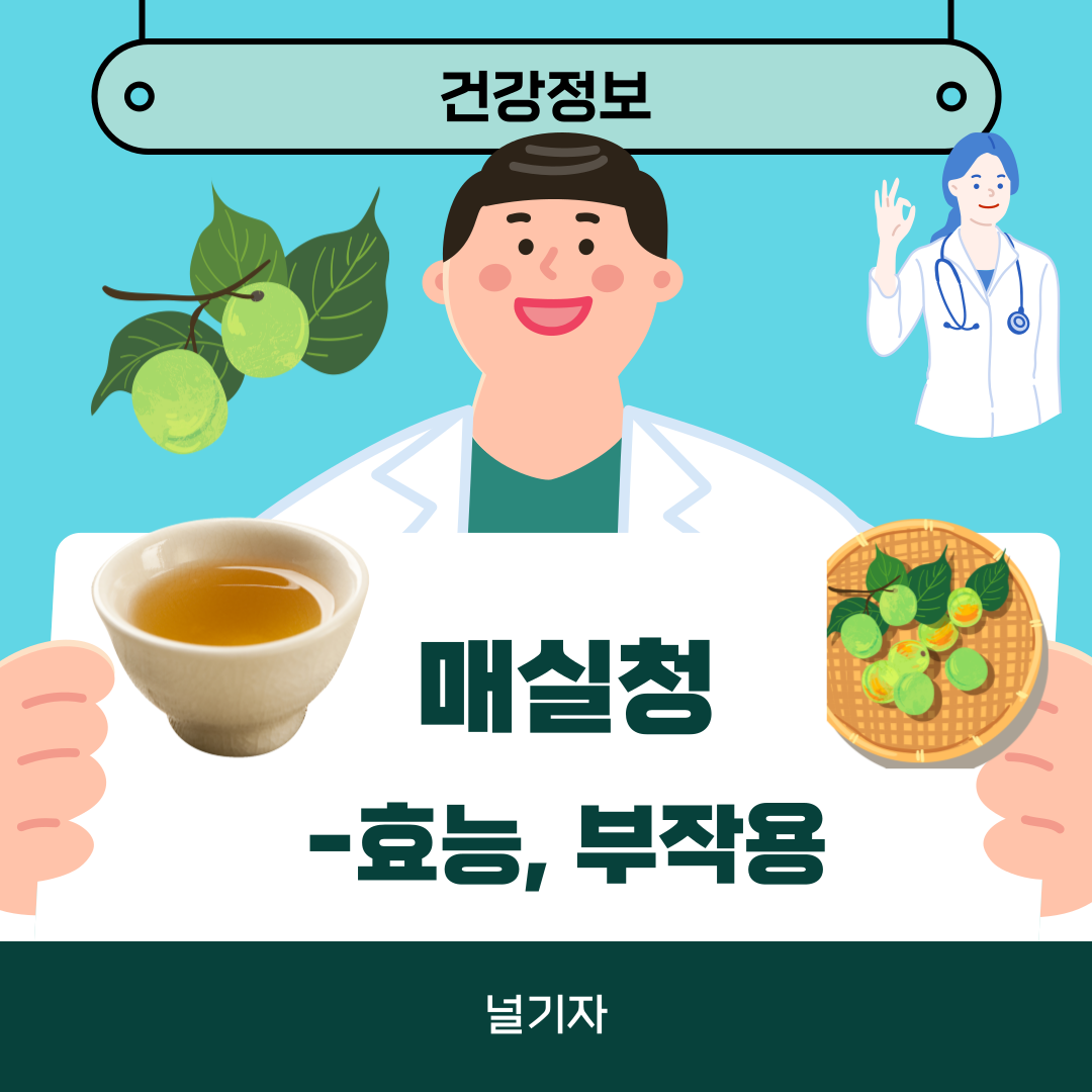 매실청 효능 부작용