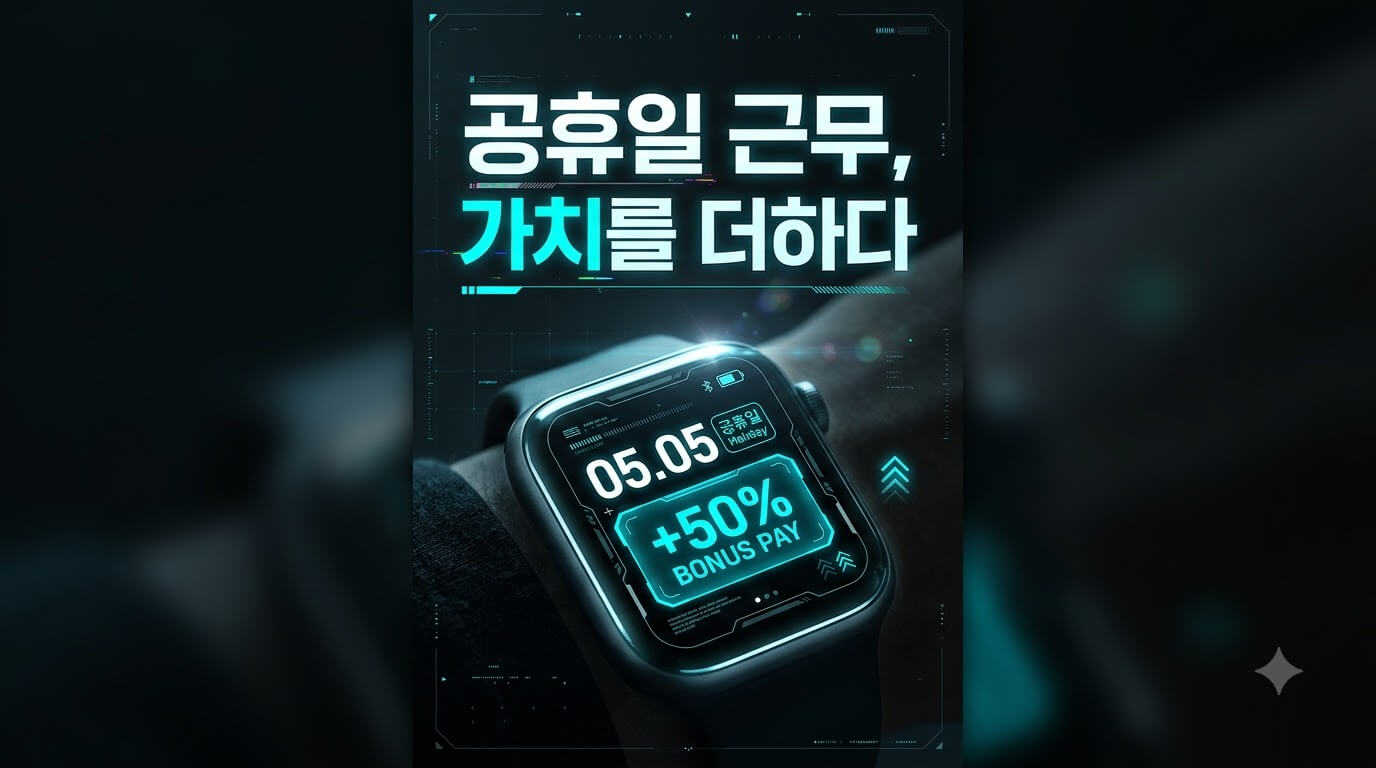 공휴일 근무 수당