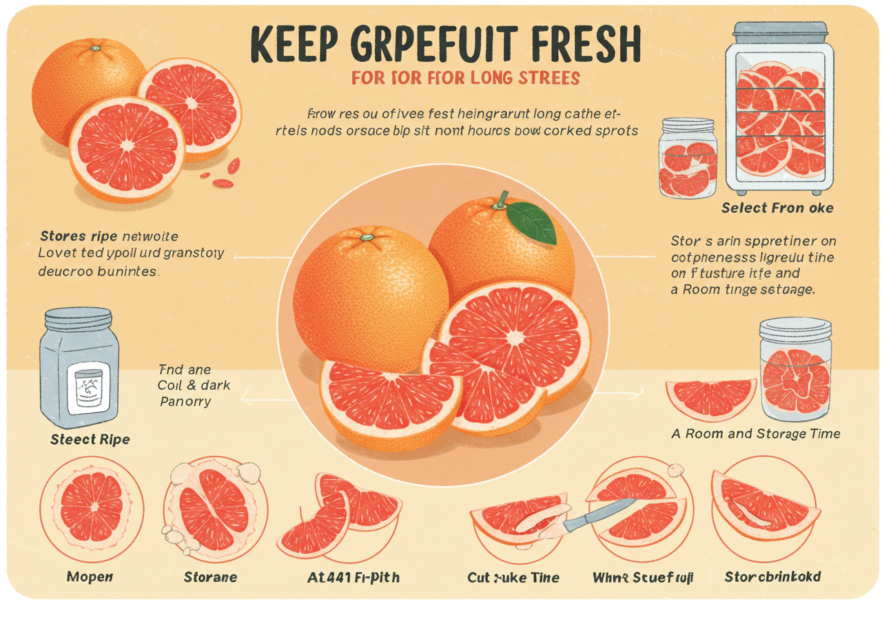 자몽 보관 꿀팁 요약 정리