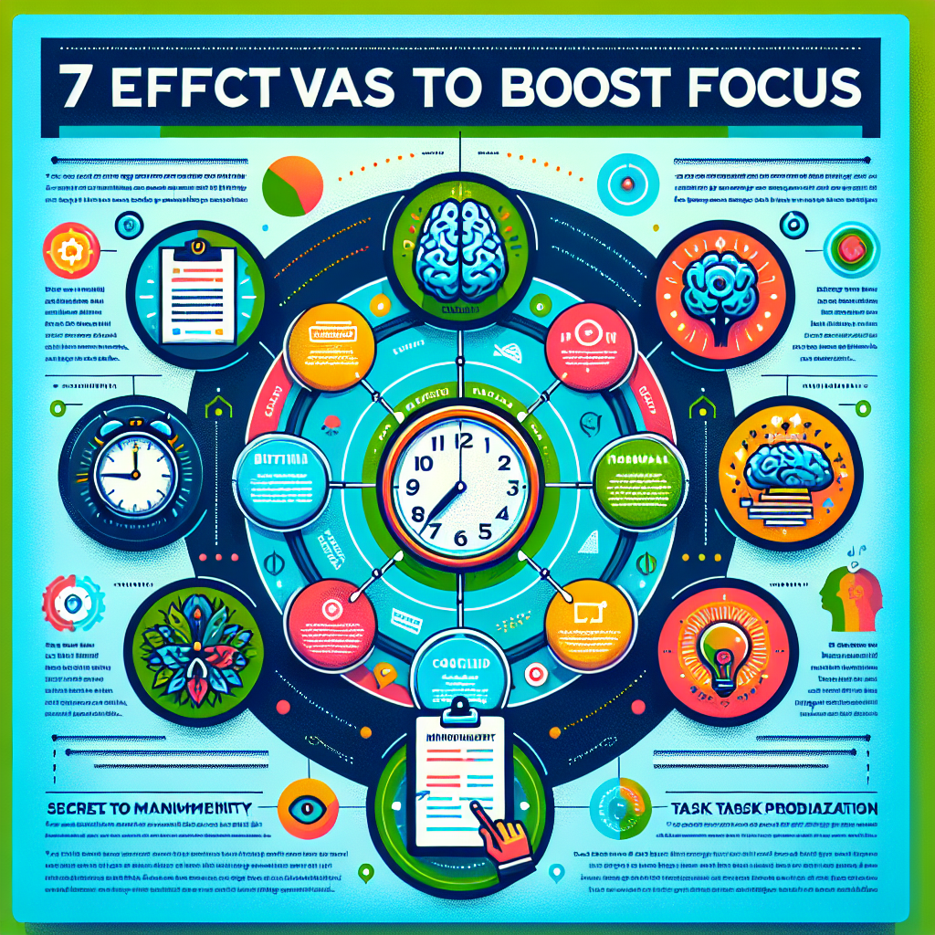 7가지 효과적인 집중력 높이는 방법: 생산성 극대화 비법