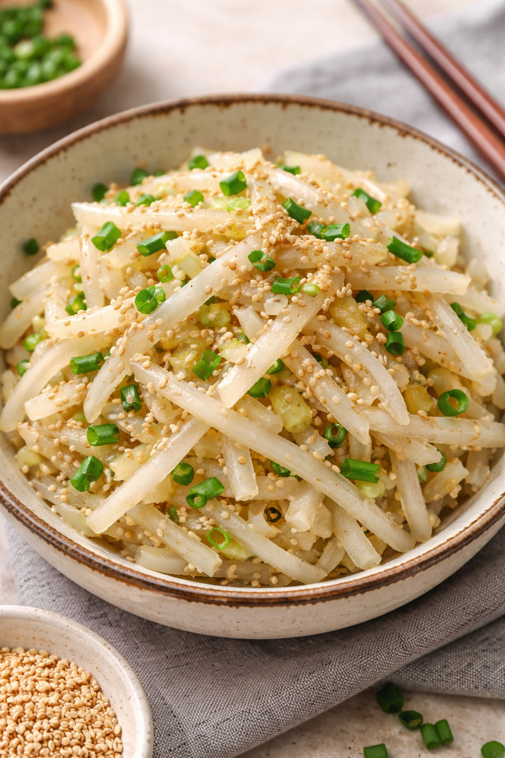 겨울철 제철음식 무나물 황금 레시피