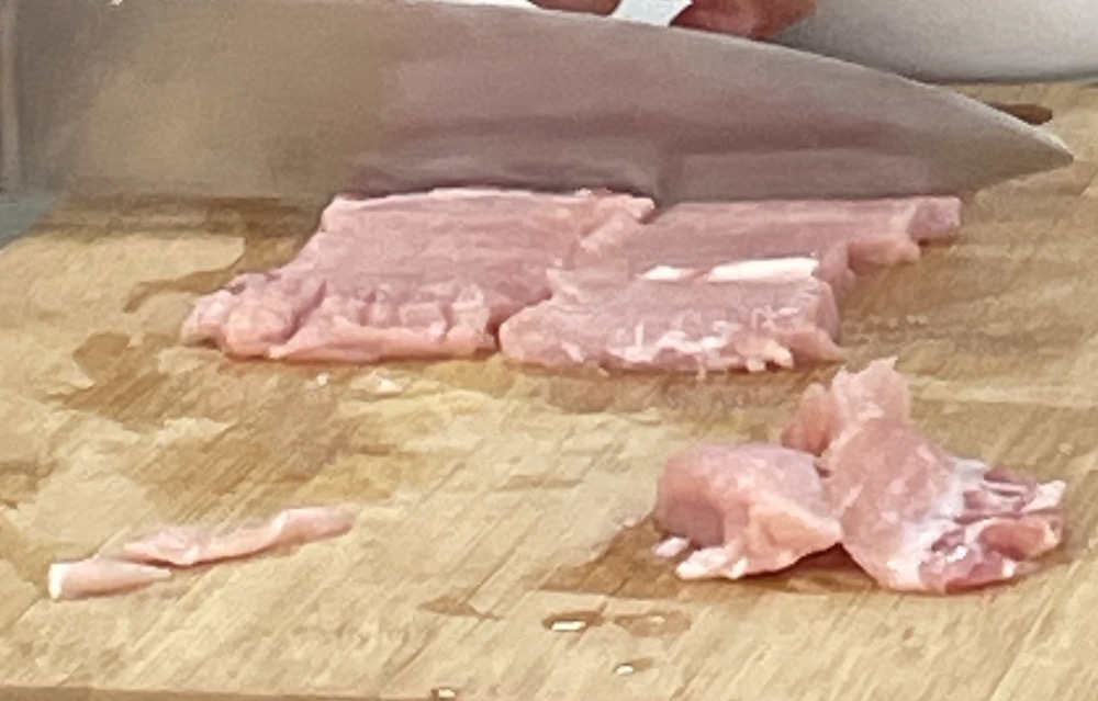 한식조리기능사 실기시험 준비 - 제육구이 - 연육하기