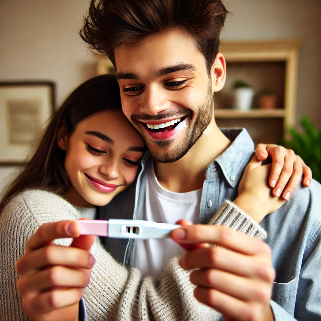 임신초기 예비아빠 사진