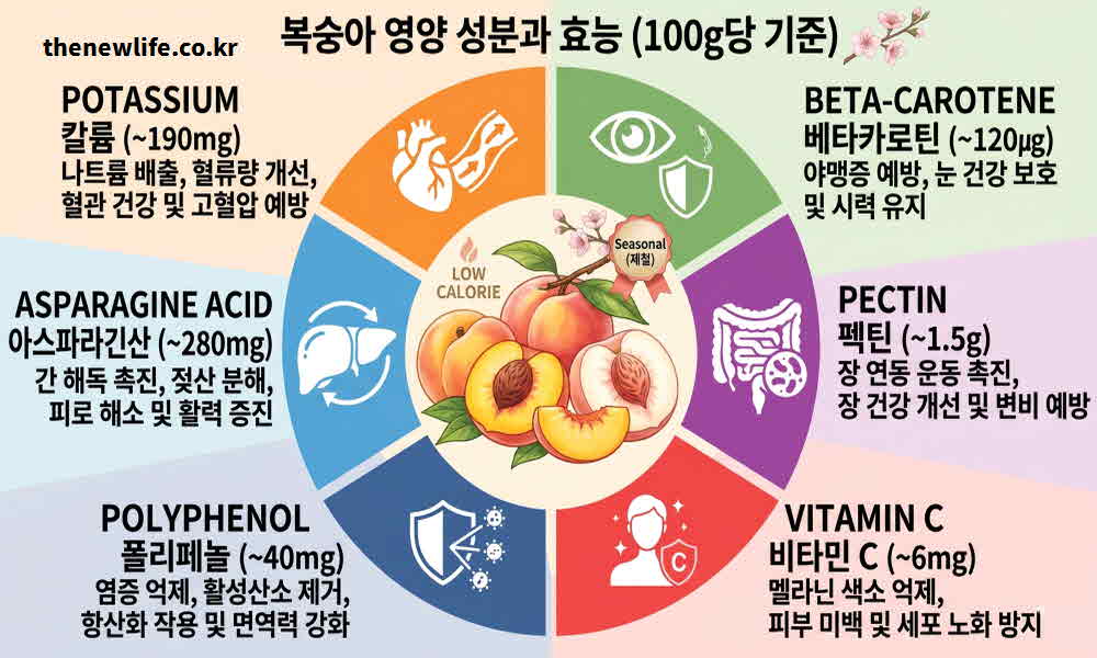 복숭아-효능-영양성분
