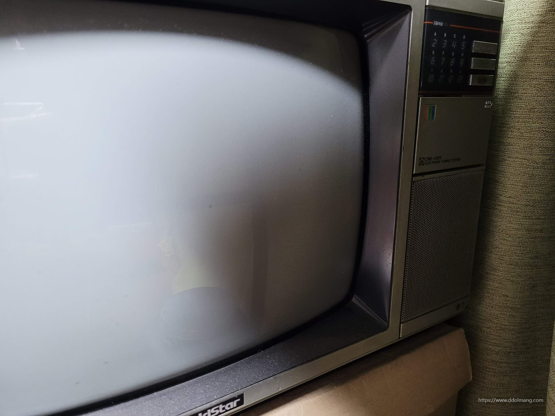 1988년형 금성 텔레비전 브라운관 모습. 금성사 CNR-4385