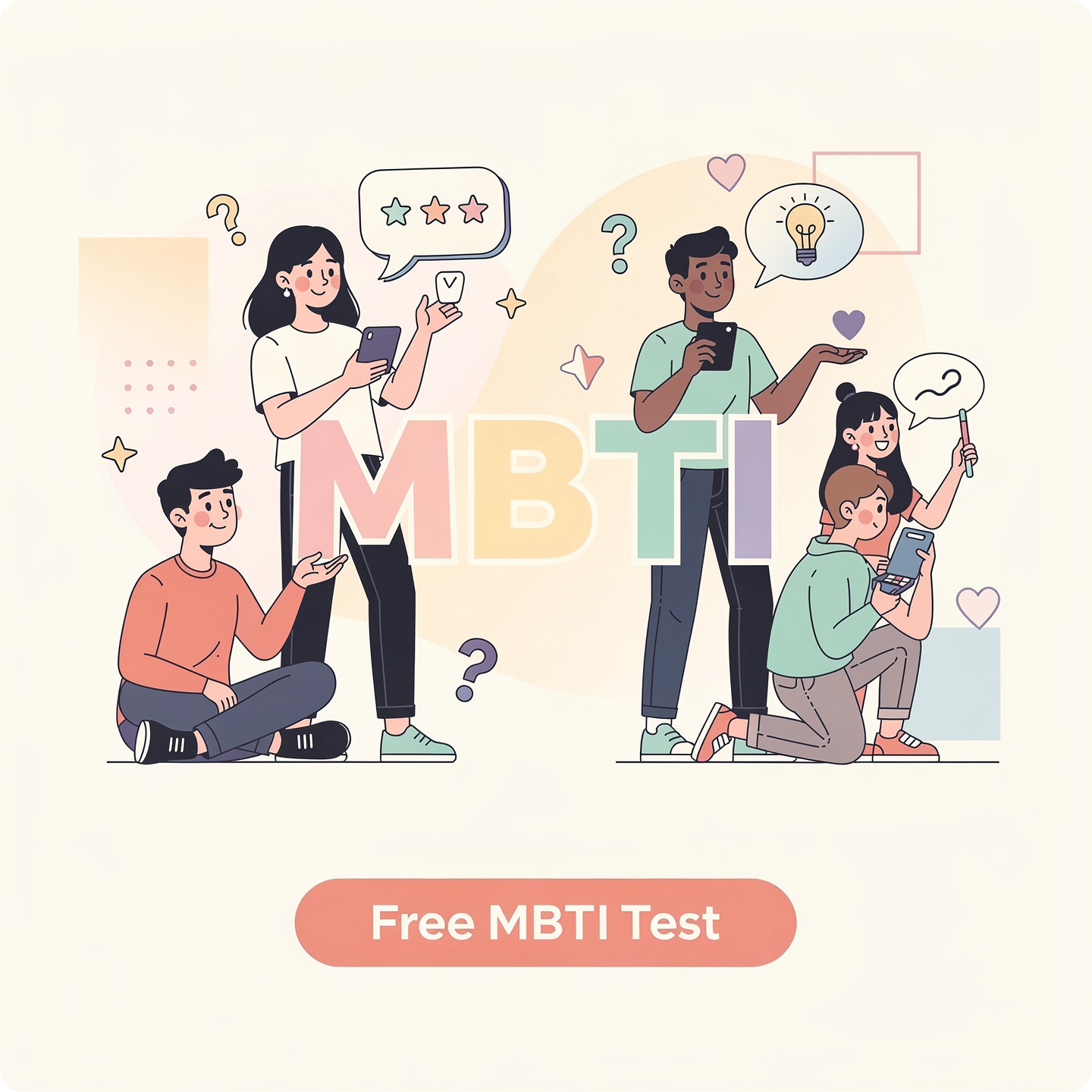 MBTI 무료 검사하기 이미지
