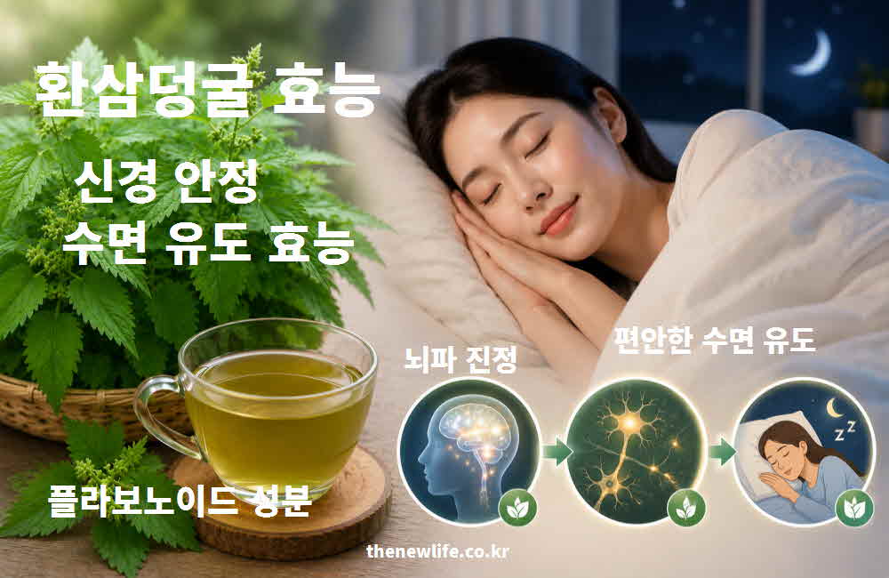 환삼덩굴 효능 신경 안정 수면 유도