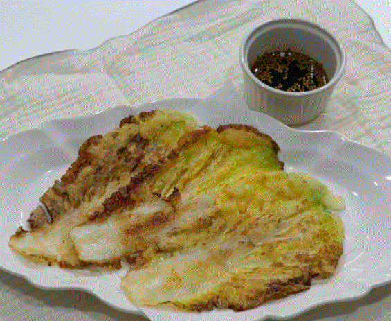 배추전 음식 사진