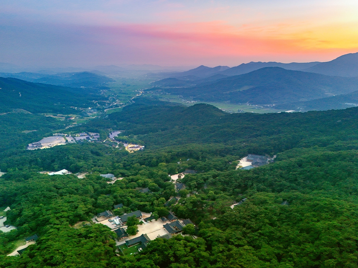 덕숭산 등산코스 지도