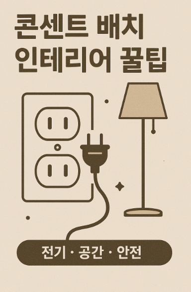 콘센트 배치 인테리어 꿀팁