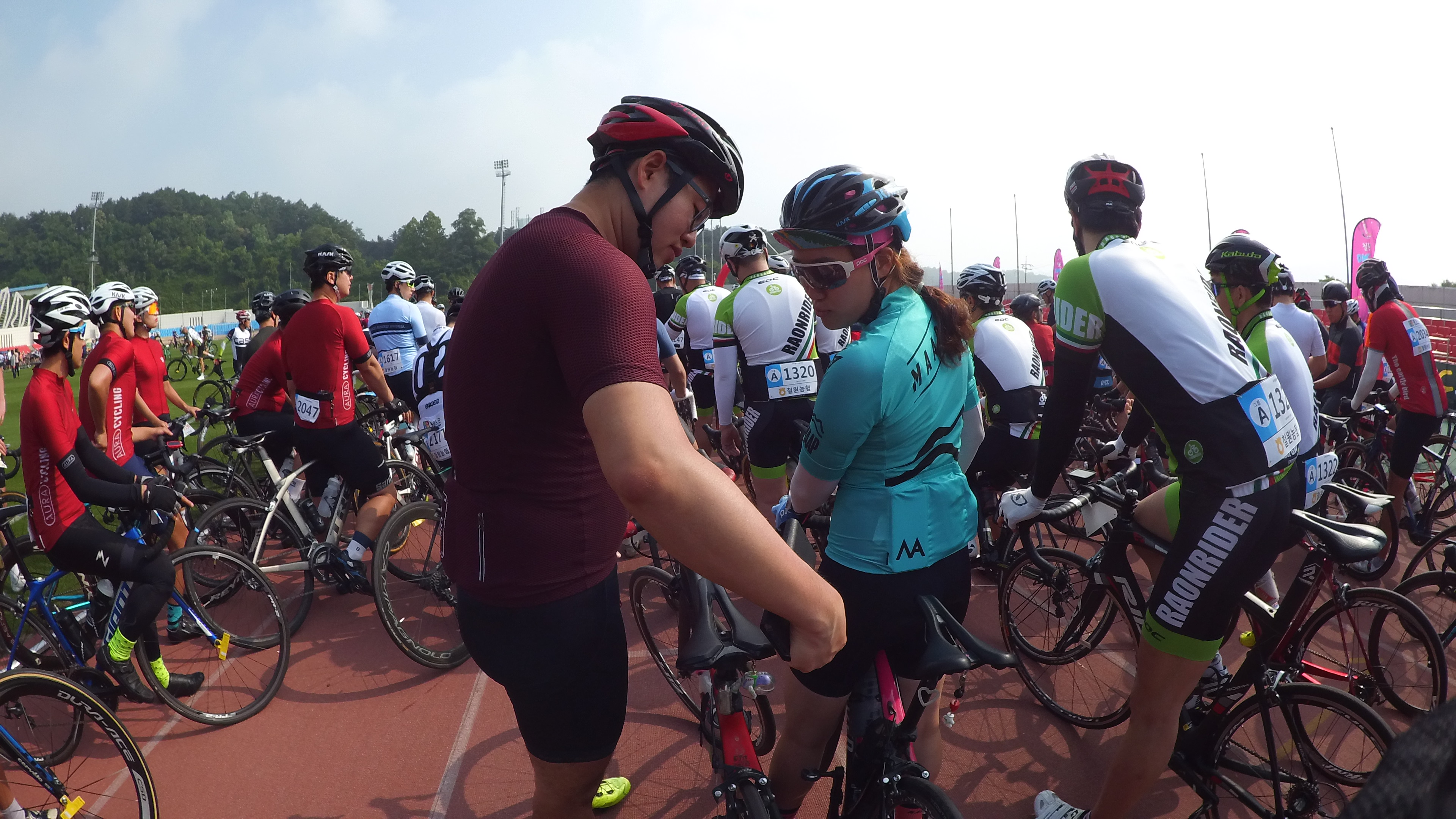 키미션170 샘플 사진(라이딩 환경, 광각 표현)