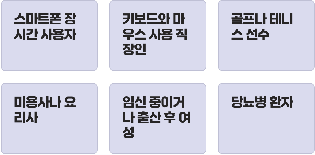 누가, 왜 걸리는 걸까?