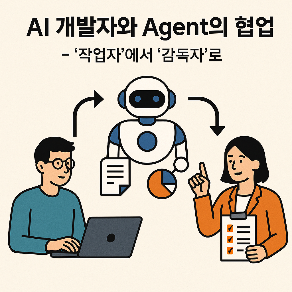 AI 개발자와 Agent의 협업 관련 이미지