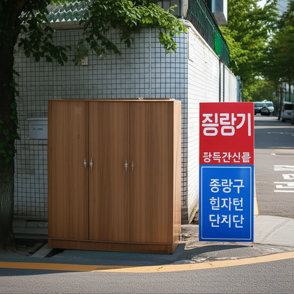 중랑구 중화동 대형폐기물 온라인 신청..