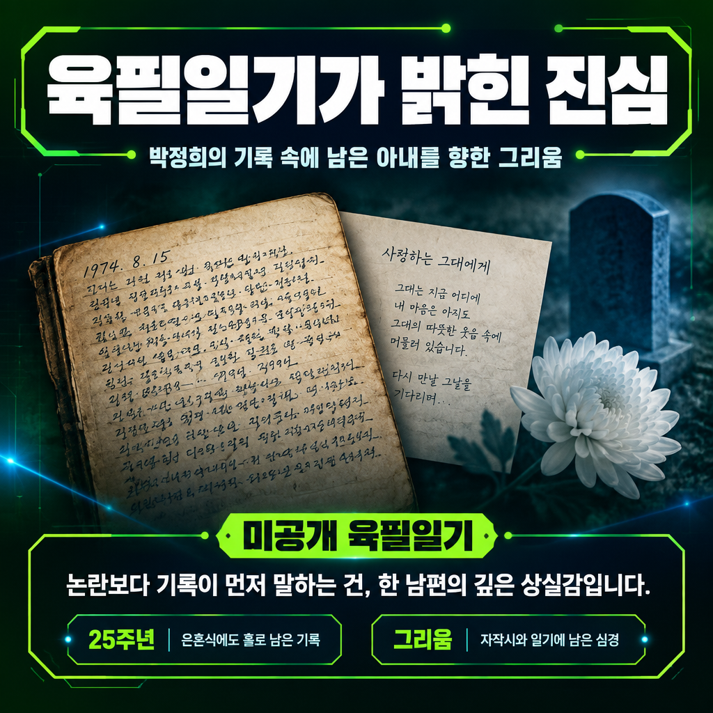 육필일기가 밝힌 진심