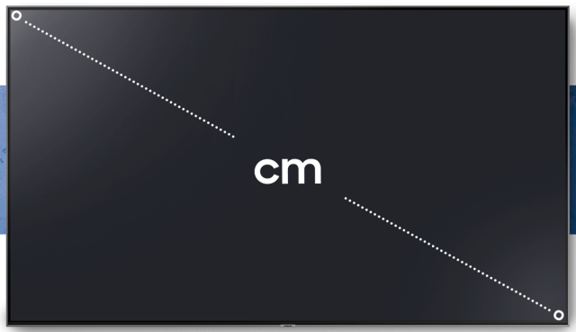 티비 인치 표현하는 사진입니다.