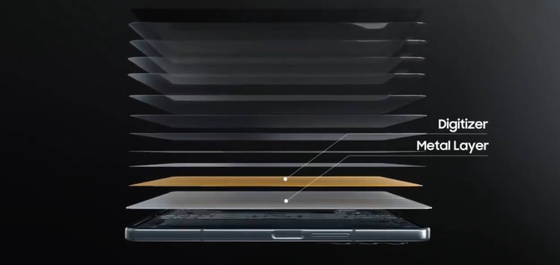 갤럭시-z-폴드-4-내부의-디지타이저-부품