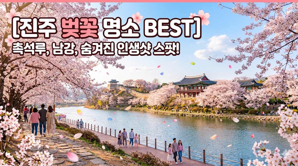 진주 벚꽃 명소
