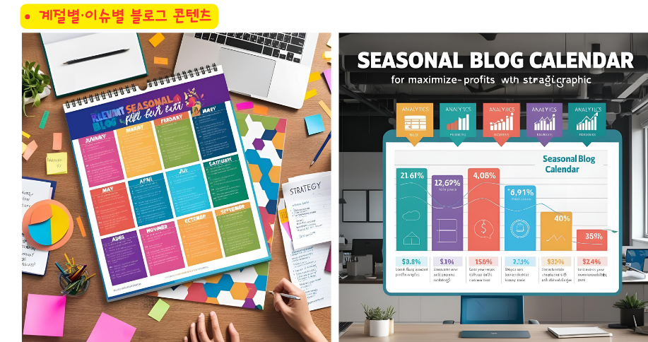 계절별&middot;이슈별 블로그 콘텐츠