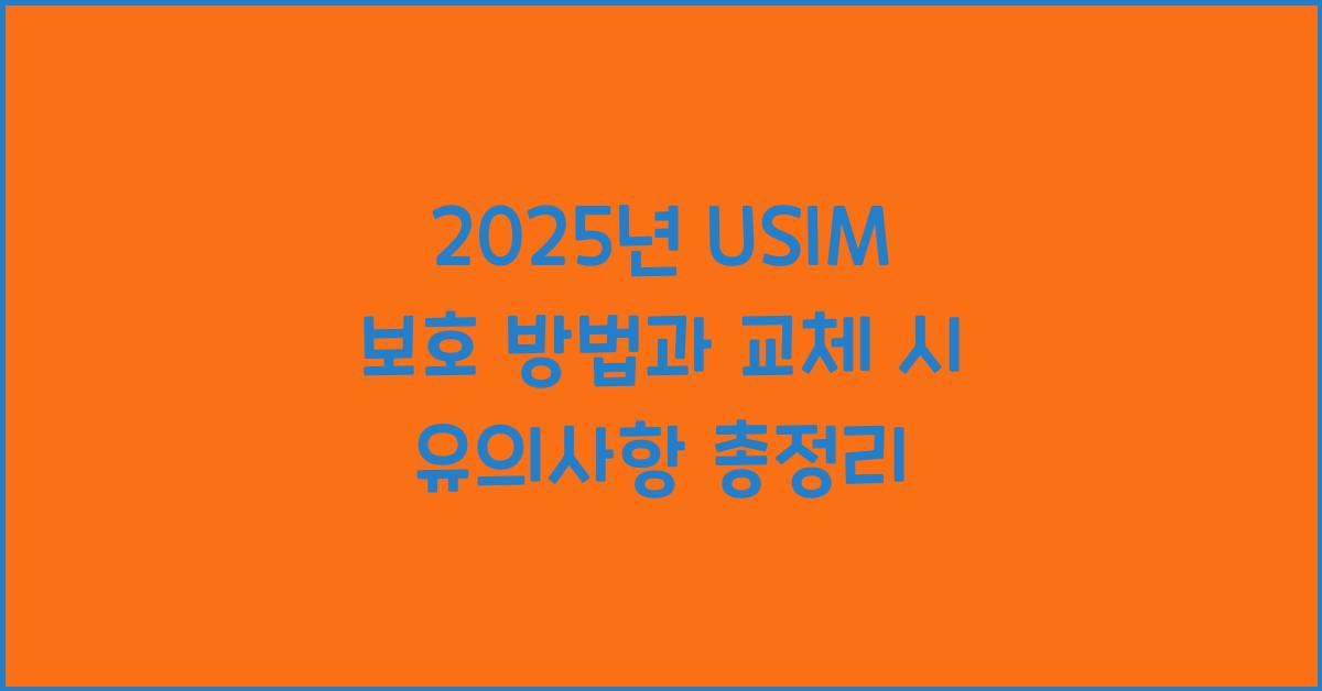 usim 보호 방법
