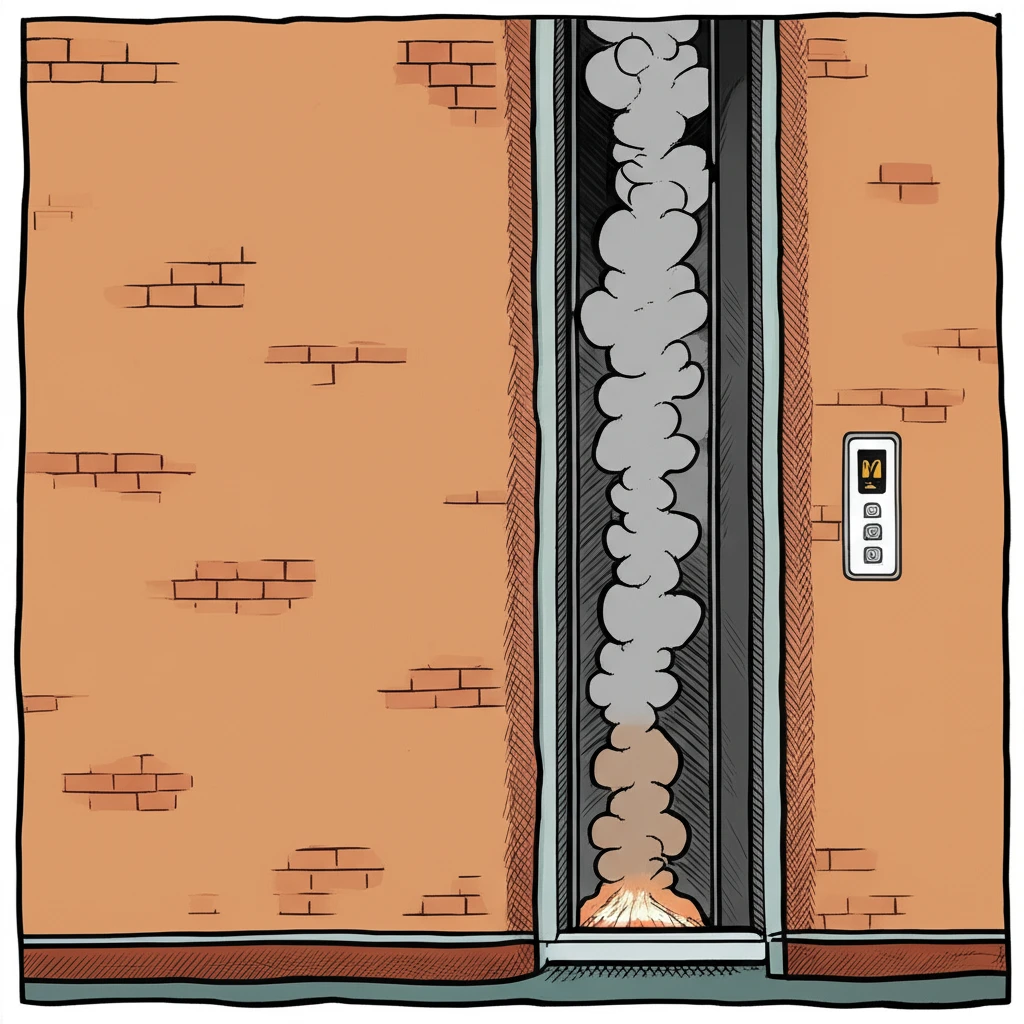 화재 발생 엘리베이터 이용의 치명적 ..