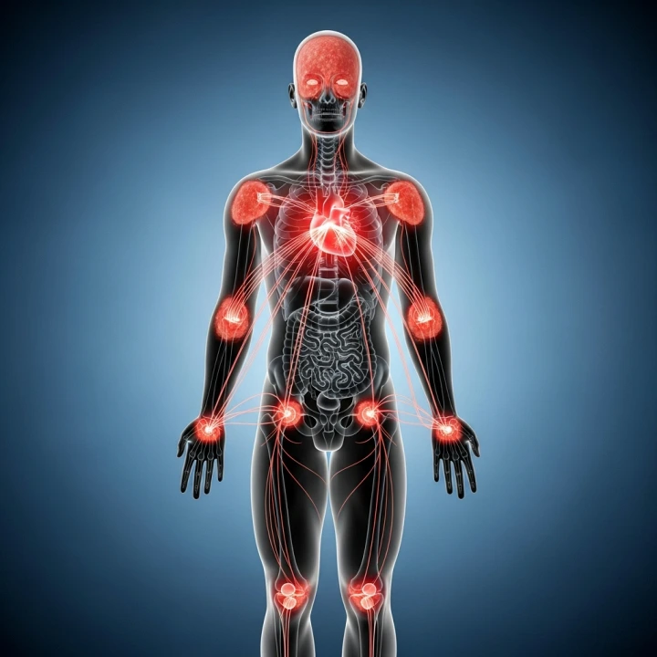 건선은 단순한 피부 질환을 넘어, 만성적인 염증으로 인해 건선 관절염, 대사증후군 및 심혈관질환 위험까지 높입니다