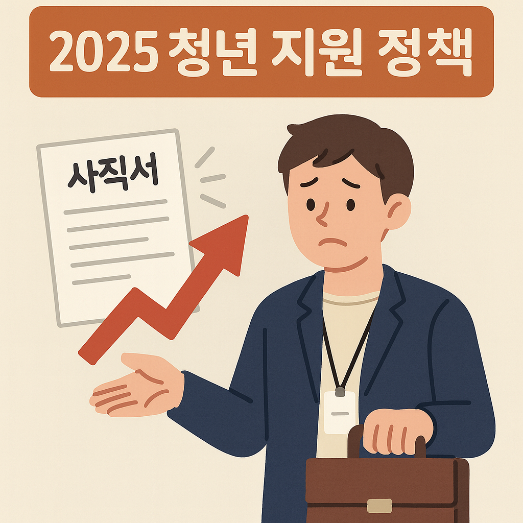 청년들이 취업과 관련하여 걱정하는 모습의 이미지