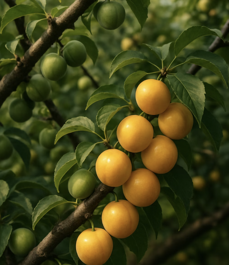 푸른 보석과 황금빛 과실&amp;#44; 둘은 다른 나무일까?