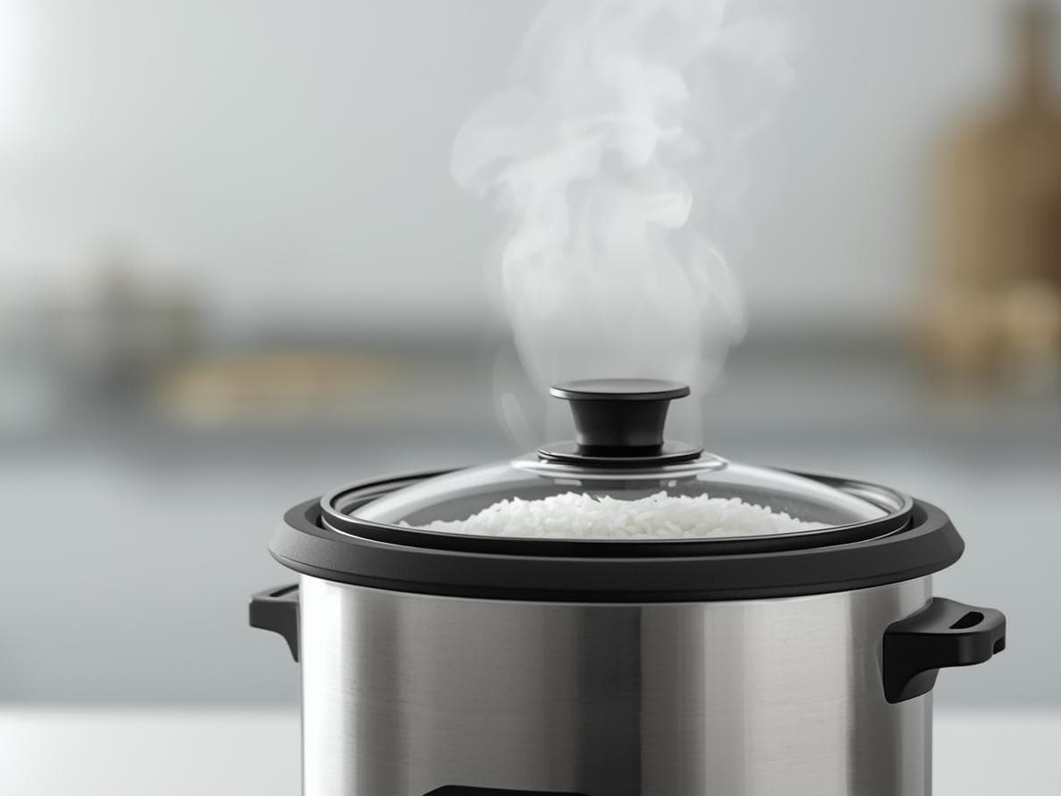 녹두밥 뜸들이기