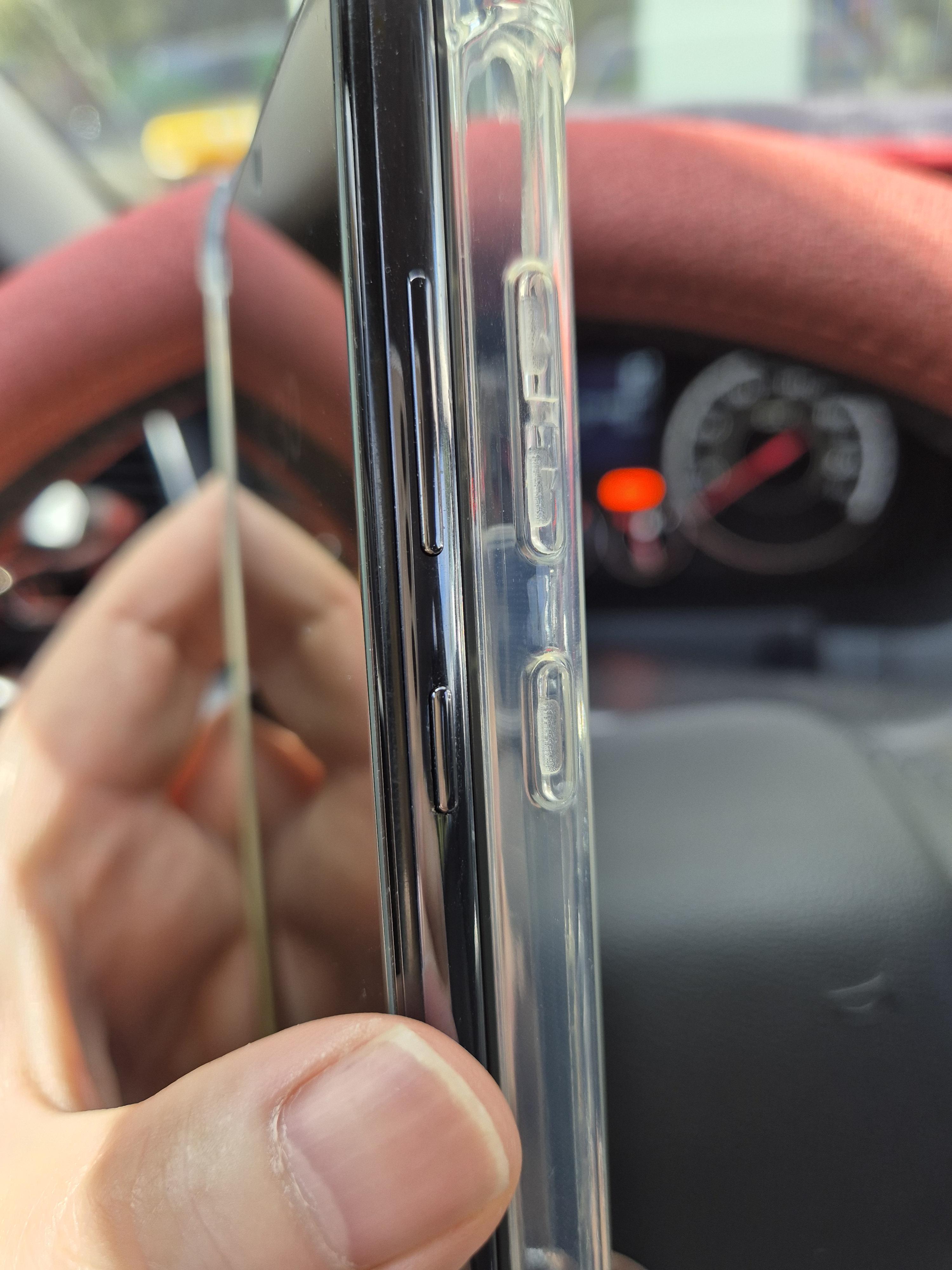 수리가 완료된 갤럭시 스마트폰 a52s 전원버튼