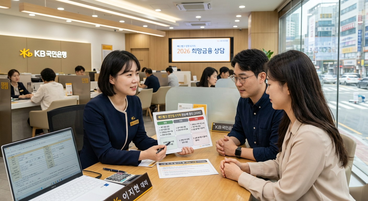 배드뱅크 장단점 6가지 한눈에 정리, 신청 전 꼭 알아야 할 핵심 내용(2026)