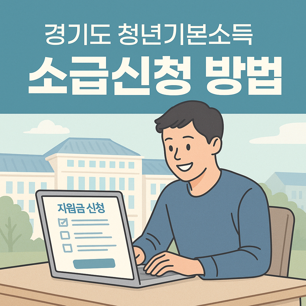 경기도 청년기본소득 소급신청 방법
