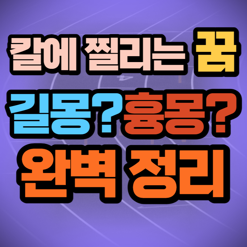 칼에 찔리는 꿈 (1)