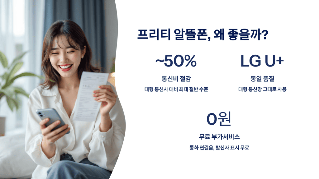 프리티 알뜰폰, 왜 좋을까?